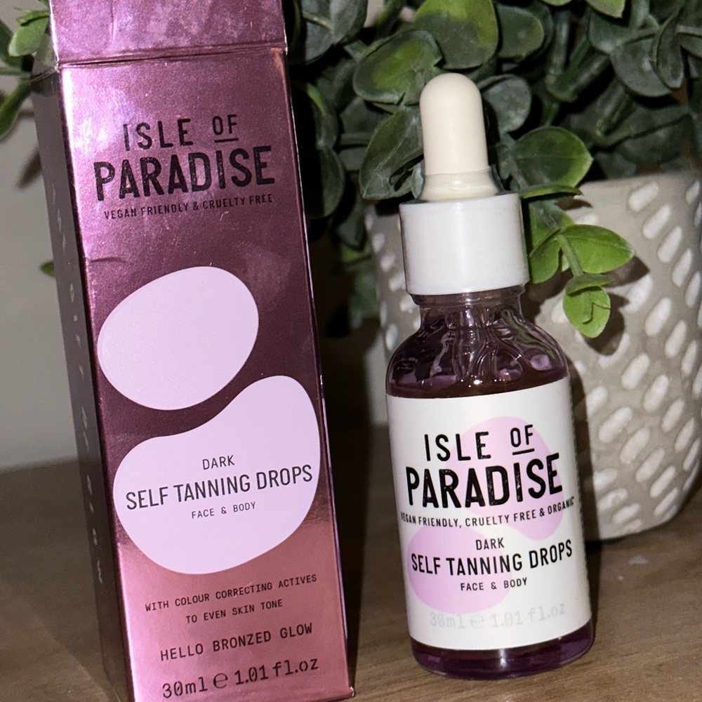 Isle of Paradise Dark Self Tanning Drops - Unopened